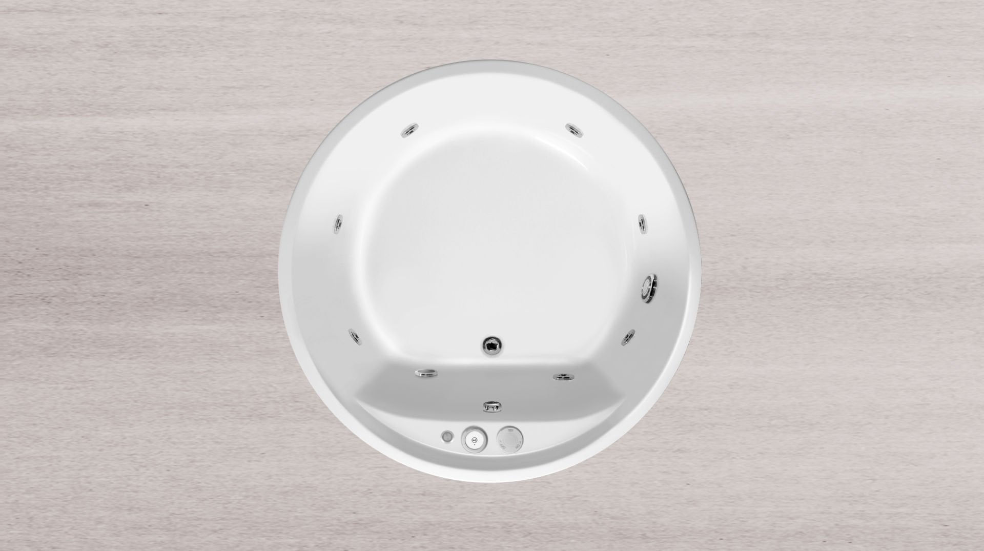 Cure Circle Acrylic Bathtub